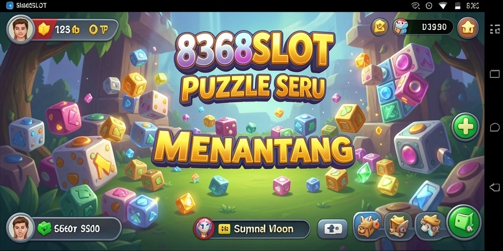 Tangkapan layar utama dari 8368SLOT menunjukkan tantangan Puzzle yang menarik.