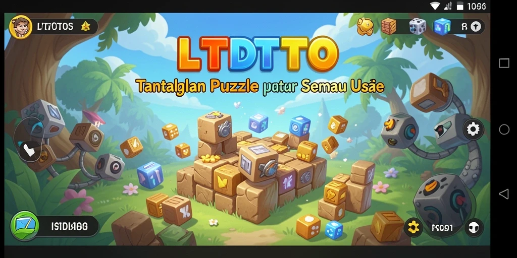 Screenshot LTDTOTO menunjukkan gameplay puzzle yang mengasyikkan dan menantang.