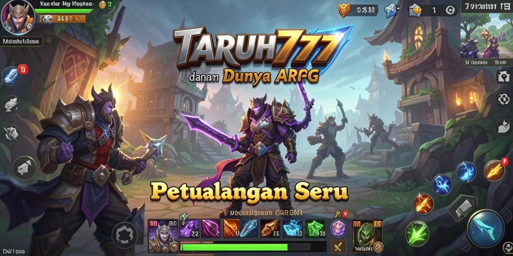 Tampilan menarik dari gameplay ARPG TARUH777 yang seru dan dinamis.