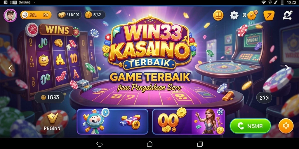 Screenshot WIN33 menunjukkan gameplay Kasino yang seru dan menarik.