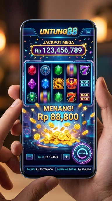 Proses pengunduhan APK di aplikasi untung88.